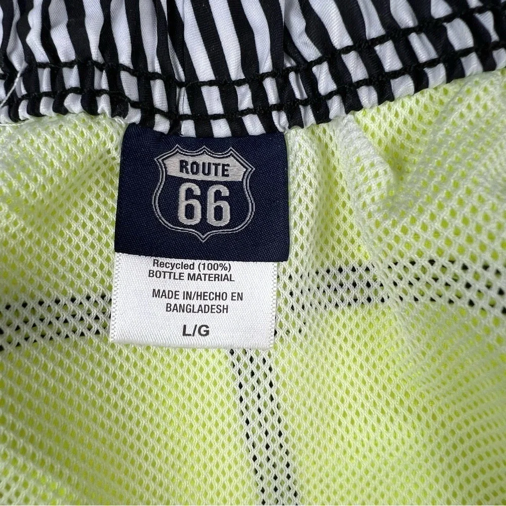 Route 66 - Men’s Trunks - Bright Yellow - Neon - Large